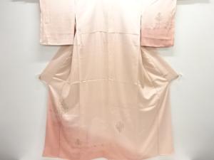 未使用品　花更紗模様刺繍訪問着